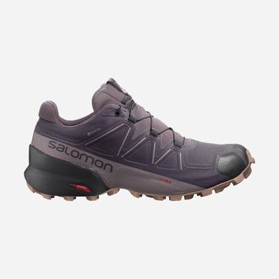 Salomon SPEEDCROSS 5 GORE-TEX Terepfutó Cipő Női Lila | HU210834