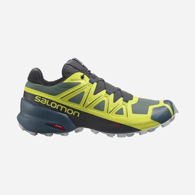 Salomon SPEEDCROSS 5 Terepfutó Cipő Férfi Zöld/Fekete | HU079165