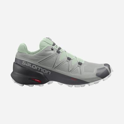 Salomon SPEEDCROSS 5 Terepfutó Cipő Női Zöld/Fehér | HU381079