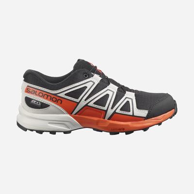 Salomon SPEEDCROSS CLIMASALOMON™ WATERPROOF Túrabakancs Gyerek Fekete/Rózsaszín | HU036427