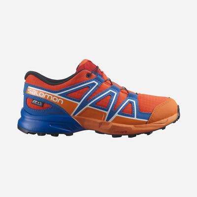 Salomon SPEEDCROSS CLIMASALOMON™ WATERPROOF Terepfutó Cipő Gyerek Rózsaszín/Fehér | HU456372