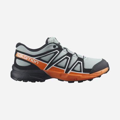 Salomon SPEEDCROSS Terepfutó Cipő Gyerek Zöld/Fekete/Narancssárga | HU720463