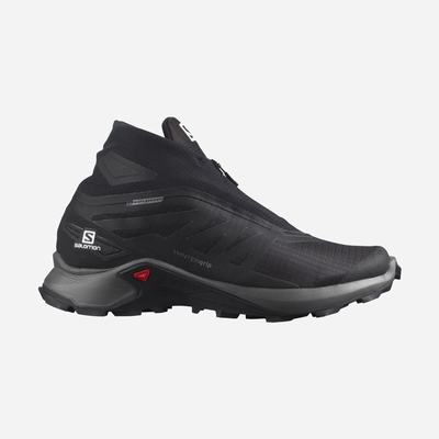 Salomon SUPERCROSS WINTER CLIMASALOMON™ WATERPROOF Terepfutó Cipő Férfi Fekete | HU627059