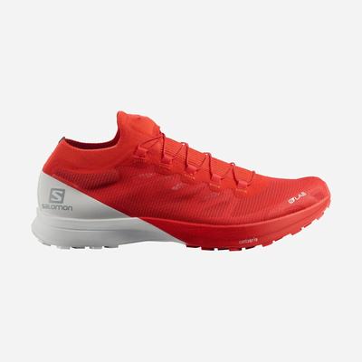 Salomon S/LAB SENSE 8 Terepfutó Cipő Férfi Piros/Fehér | HU802356