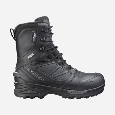 Salomon TOUNDRA FORCES CLIMASALOMON™ WATERPROOF Taktikai Bakancs Férfi Fekete | HU901723