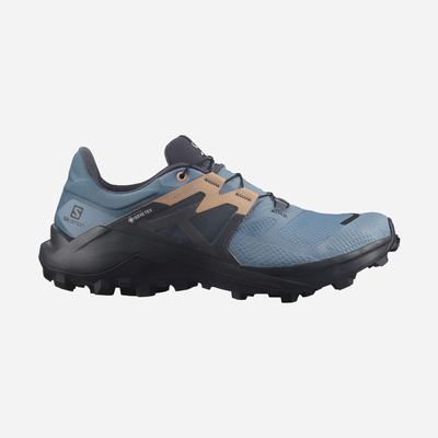 Salomon WILDCROSS 2 GORE-TEX Terepfutó Cipő Női Kék | HU560279