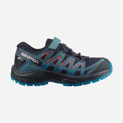 Salomon XA PRO 3D CSWP K Terepfutó Cipő Gyerek Sötétkék/Kék | HU081927