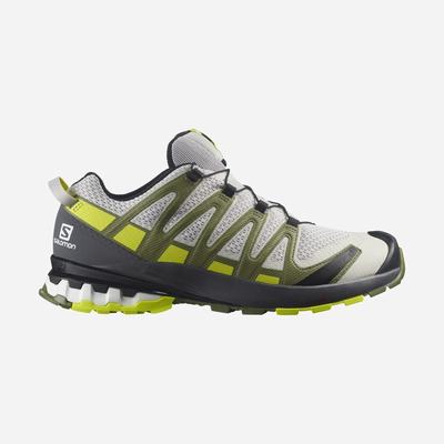 Salomon XA PRO 3D v8 Terepfutó Cipő Férfi Szürke/Zöld | HU128765