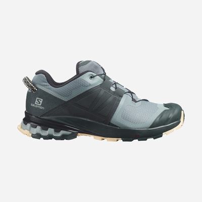 Salomon XA WILD Terepfutó Cipő Női Kék/Zöld/Krém | HU203697