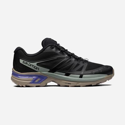 Salomon XT-WINGS 2 Sportcipő Férfi Fekete/Világos Türkiz Szürke | HU261340