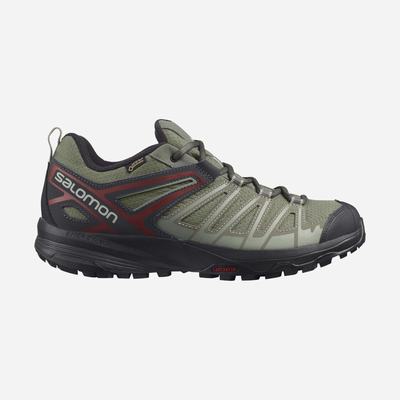 Salomon X CREST GORE-TEX Túracipő Férfi Szürke | HU289510