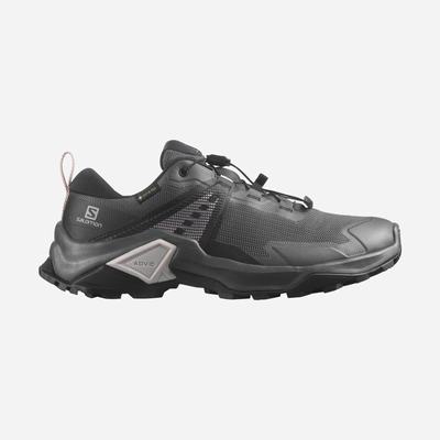 Salomon X RAISE 2 GORE-TEX Túracipő Női Szürke/Fekete | HU705146