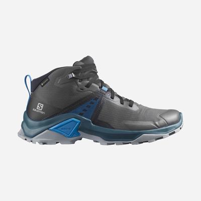 Salomon X RAISE 2 MID GORE-TEX Túrabakancs Férfi Szürke/Fekete | HU403127