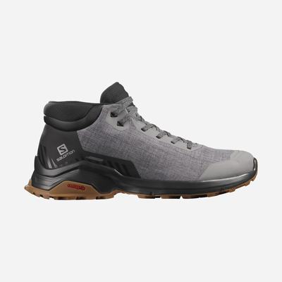 Salomon X REVEAL CHUKKA CLIMASALOMON™ WATERPROOF Téli Bakancs Férfi Szürke/Fekete | HU514036