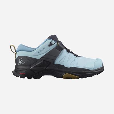 Salomon X ULTRA 4 GORE-TEX Túracipő Női Kék/Fekete | HU198743