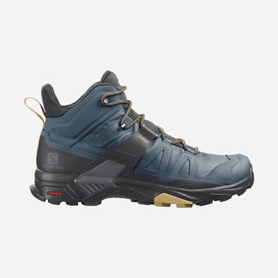 Salomon X ULTRA 4 MID GORE-TEX Túrabakancs Férfi Kék/Fekete | HU245016