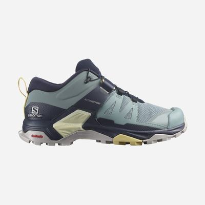 Salomon X ULTRA 4 Túracipő Női Kék/Narancssárga | HU576942